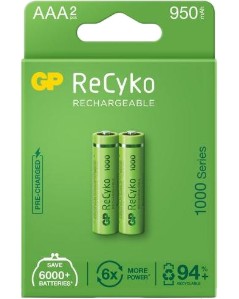  AAA -  NiMH (HR03) 1000 mAh - 2 ÷ 4    ReCyko - 