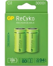  C -  NiMH (LR14) 3000 mAh - 2    ReCyko - 