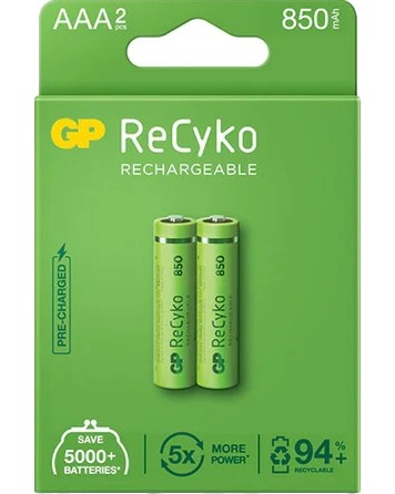  AAA -  NiMH (HR03) 850 mAh - 2 ÷ 4    ReCyko - 