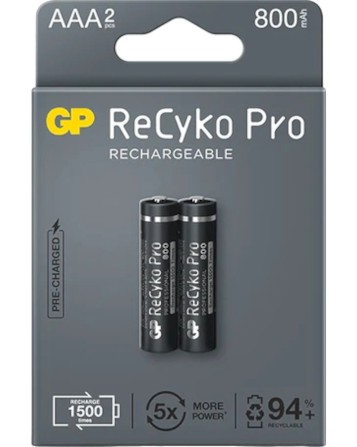  AAA -  NiMH (HR03) 850 mAh - 2 ÷ 4    ReCyko+ Pro - 