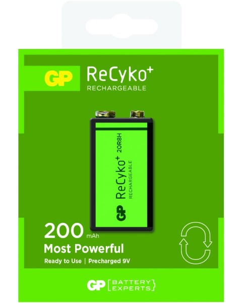  8.4V -  NiMH (6F22) 200 mAh   ReCyko+ - 