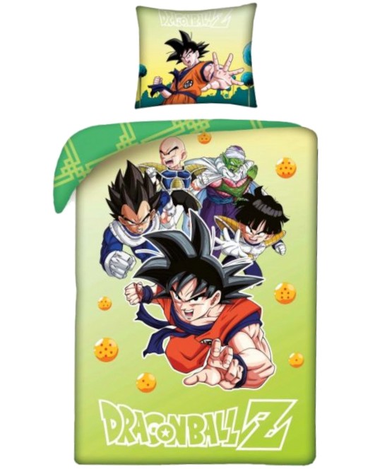 Детски двулицев спален комплект с променящи се цветове 2 части Dragon Ball Z Детски двулицев спален комплект с променящи се цветове 2 части Dragon Ball Z - 140 x 200 cm, на тема Dragon Ball - продукт
