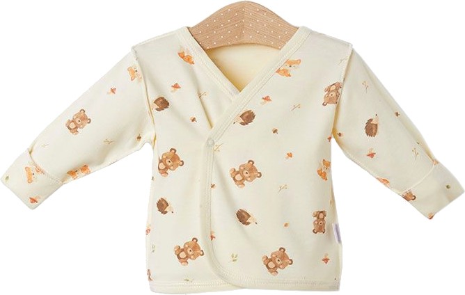 Бебешка блуза BEBETTO Бебешка блуза BEBETTO - 100% памук, за 0-3 месеца - продукт