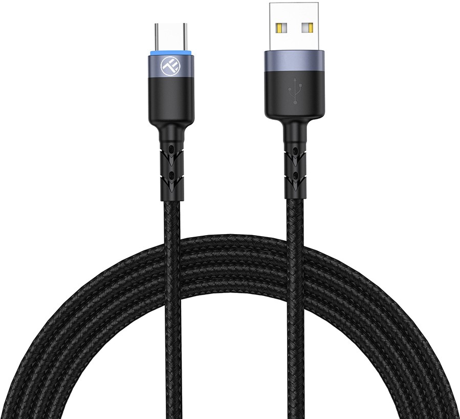 ����� USB Type-A male ��� USB Type-C male Tellur - 1.2 m � LED �������� - 