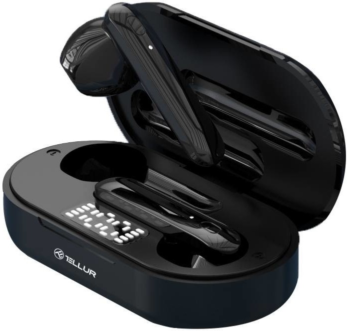 Безжични Bluetooth слушалки Tellur Flip Безжични Bluetooth слушалки Tellur Flip - Със зареждащ кейс -
