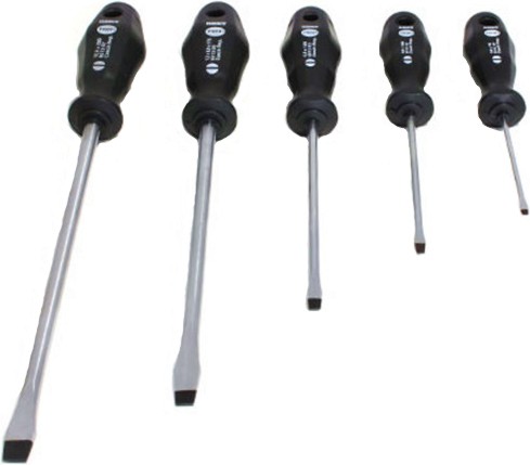 Прави отвертки SB Narex Bystrice 8641 Прави отвертки SB Narex Bystrice 8641 - 5 броя от серията Profi -