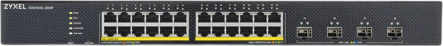Суич ZyXEL XGS1935-28HP Суич ZyXEL XGS1935-28HP - 24 x 10/100/1000Base-T, 4x 10G SFP+, 128 Gbps -