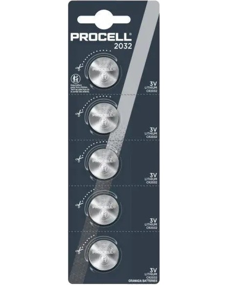   CR2032 -  3V - 1    Procell - 