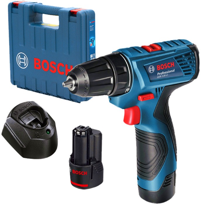 ������������ ��������� Bosch GSR 120-Li - � 2 �������, ������� � ����� - 