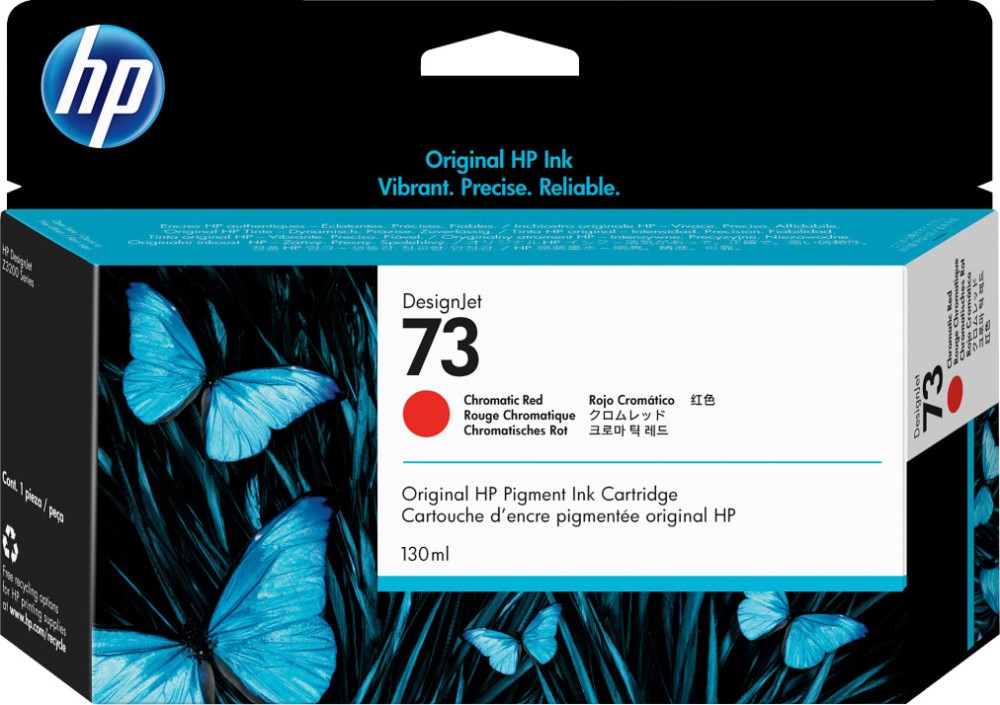      HP 73 Chromatic Red - 130 ml - 