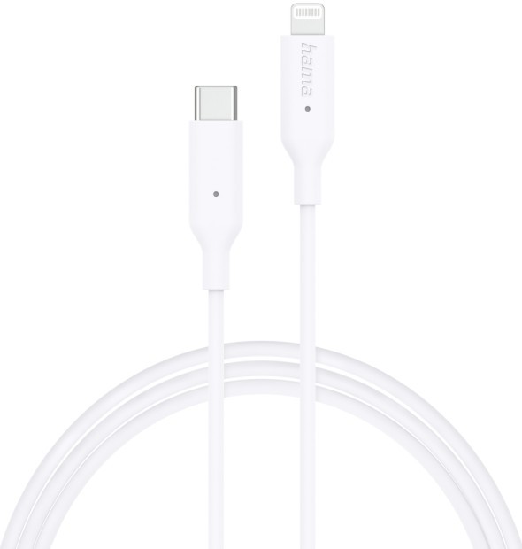 Кабел USB Type-C male към Lightning Hama Кабел USB Type-C male към Lightning Hama - 1 m -