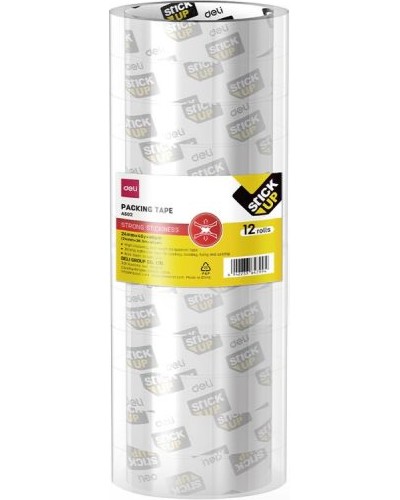 Самозалепващо прозрачно тиксо Deli EA502 Самозалепващо прозрачно тиксо Deli EA502 - 2.4 x 3657 cm от серията Stick Up -