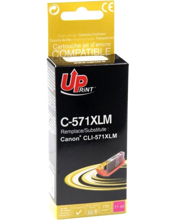 ������ � ������� �� ������� UPrint C-571XL Magenta - 720 �������� - 