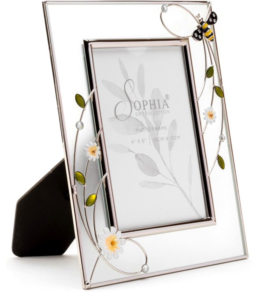 Стъклена рамка за снимка Widdop Bingham Bumble Bee Стъклена рамка за снимка Widdop Bingham Bumble Bee - 10 x 15 cm, от колекцията Sophia - продукт