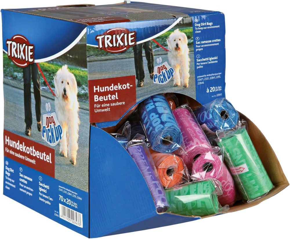 Хигиенни торбички Trixie Хигиенни торбички Trixie - 70 ролки x 20 броя - продукт