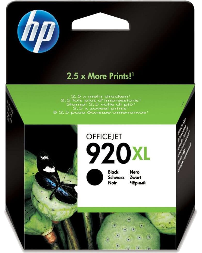 ������ � ������� �� ������� HP 920 XL Black - 1200 �������� - 