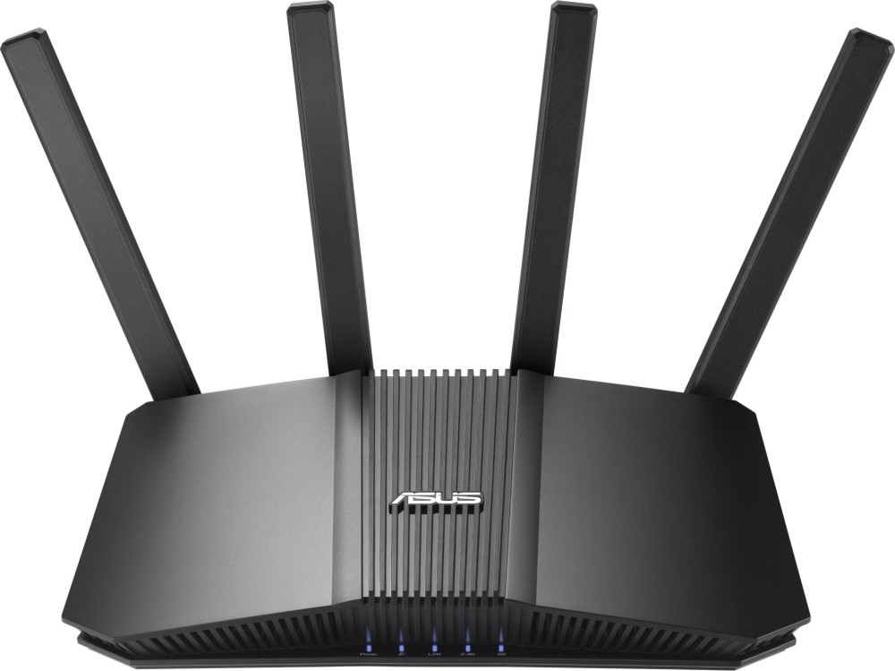 Рутер ASUS RT-BE55 Рутер ASUS RT-BE55 - 2.4 GHz (688 Mbps), 5 GHz (2882 Mbps), 4 антени -
