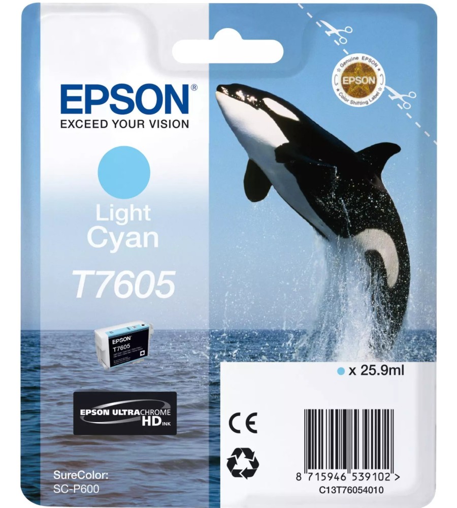    Epson T7605 Light Cyan - 25.9 ml - 