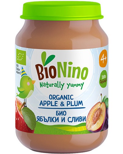 ��� ���� �� ������ � ����� BioNino - 190 g, �� 4+ ������ - ����