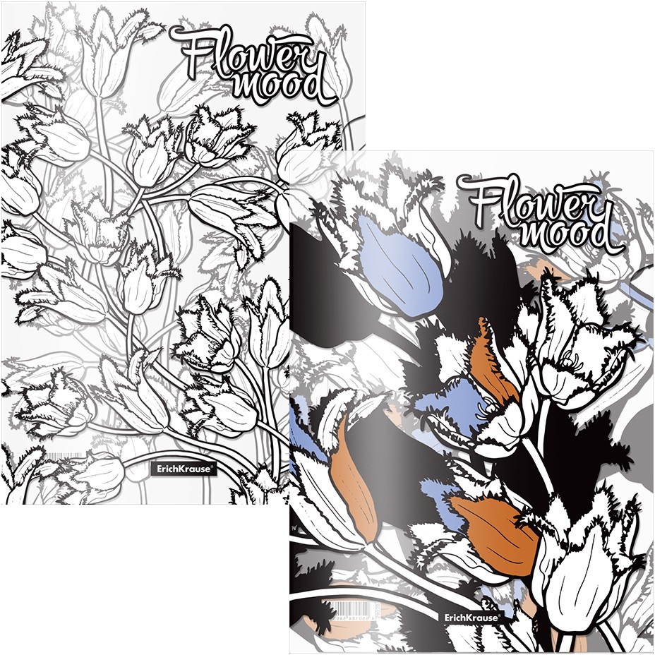 ����� � L-����� Erich Krause - 4 ����, �� ������ A4 �� ������� Tulips - 
