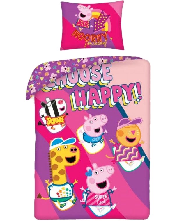    2  Peppa Pig Happy - 140 x 200 cm,     - 