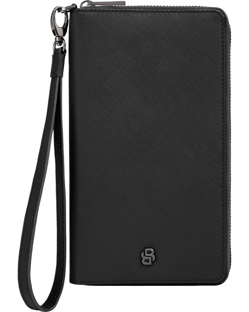 Кожен портфейл Hugo Boss Saffiano Кожен портфейл Hugo Boss Saffiano - С RFID защита -