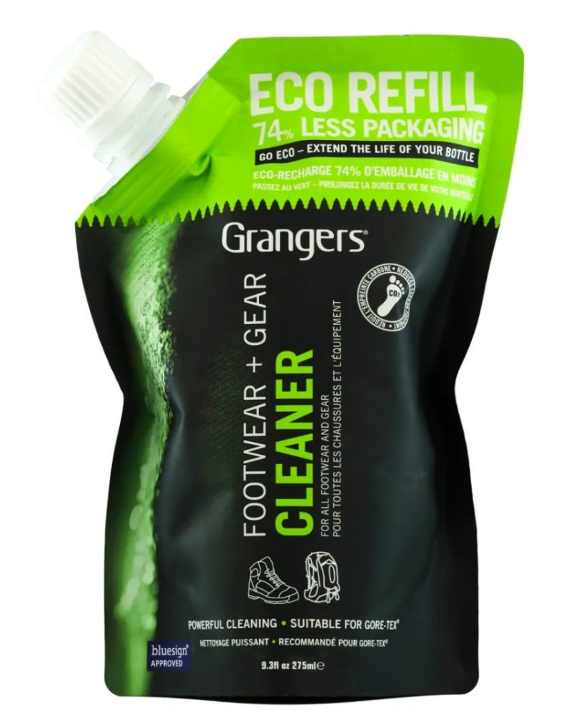 Препарат за обувки Grangers Footwear + Gear Eco Refill Препарат за обувки Grangers Footwear + Gear Eco Refill - 275 ml -