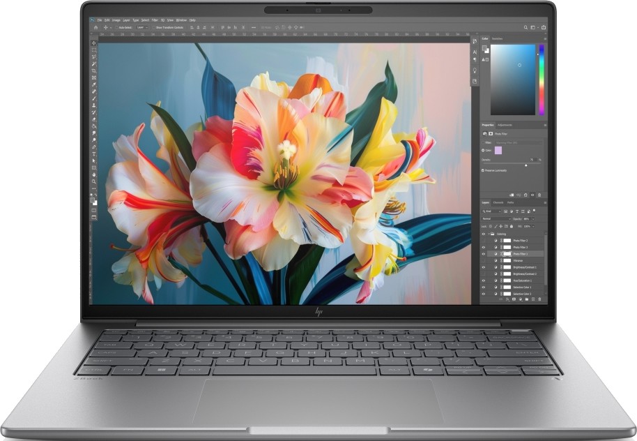  HP ZBook 8 G1i AI - Intel Core Ultra 7 255H 1.5 GHz, 14" IPS 2560 x 1600, 60 Hz, 32 GB RAM DDR5, 1 TB SSD, NVIDIA RTX 500 Ada, Windows 11 Pro - 