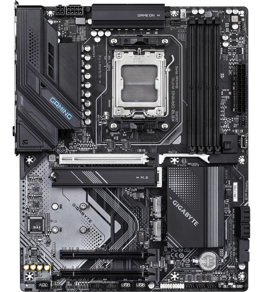 Дънна платка Gigabyte X870 Gaming WIFI 6 Дънна платка Gigabyte X870 Gaming WIFI 6 - AMD AM5, AMD X870, DDR5, Micro ATX -