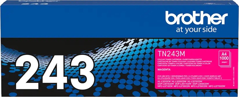 Тонер касета Brother TN-243M Magenta Тонер касета Brother TN-243M Magenta - 1000 страници -