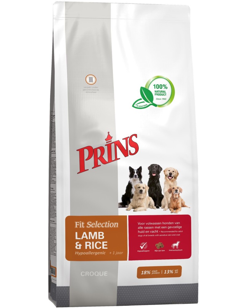 ��������� ���� ����� �� ������ � ������������ ���� � ������ Prins Fit Selection Hypoallergenic - 14 kg, � ������� � ����, ��� 1 ������ - �����