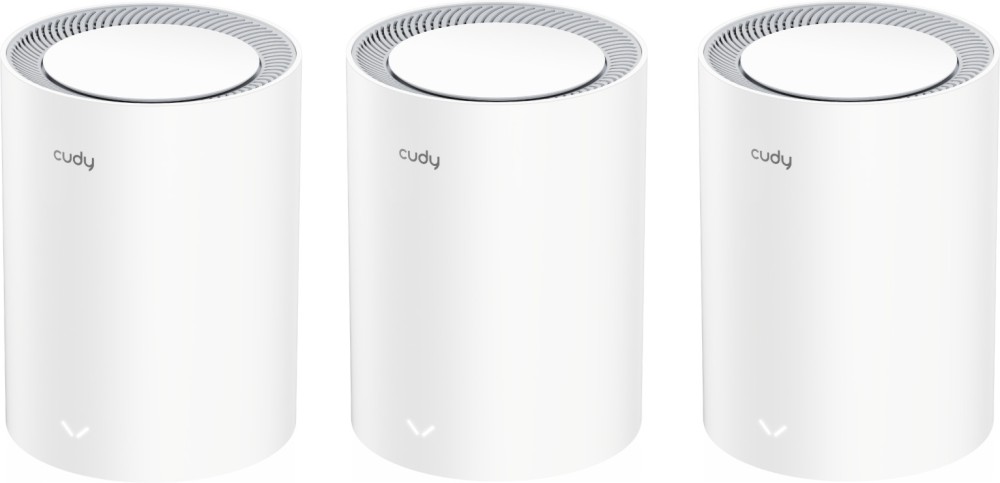 Безжична Wi-Fi 7 Mesh система Cudy M3600 Безжична Wi-Fi 7 Mesh система Cudy M3600 - 2.4 GHz (300 Mbps), 5 GHz (867 Mbps) -