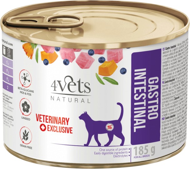       4Vets Natural Gastro Intestinal - 185 g - 