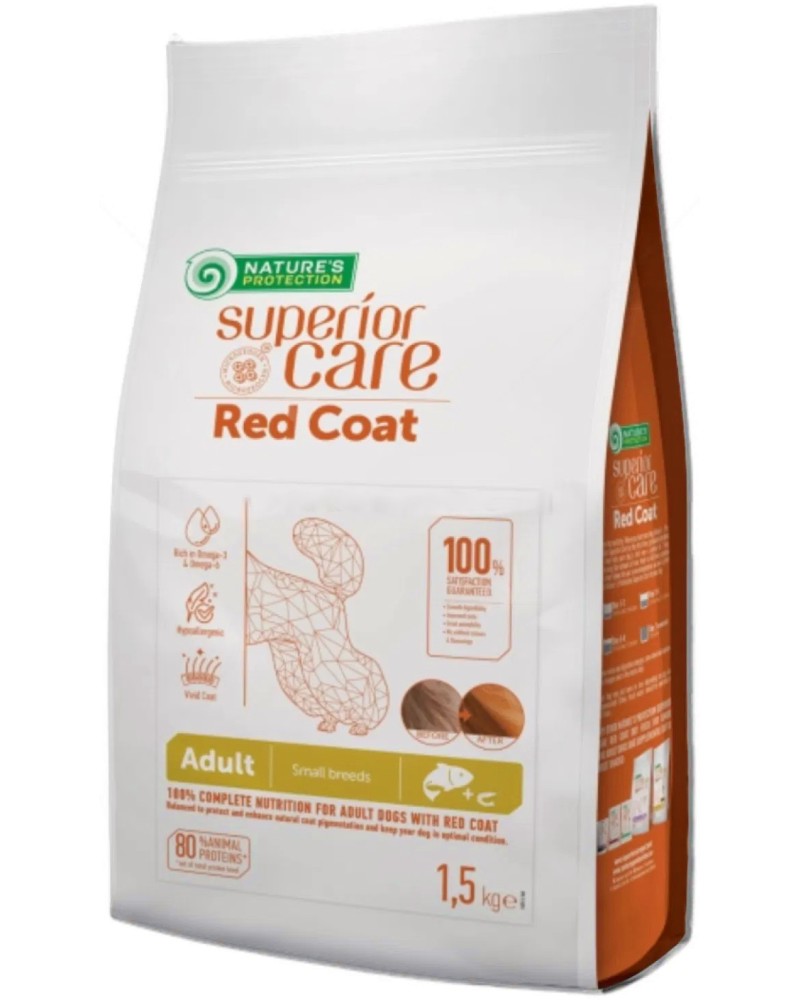        NATURE'S PROTECTION Superior Care Red Coat Adult Small Breeds - 1.5  10 kg,  ,   ,  1  - 