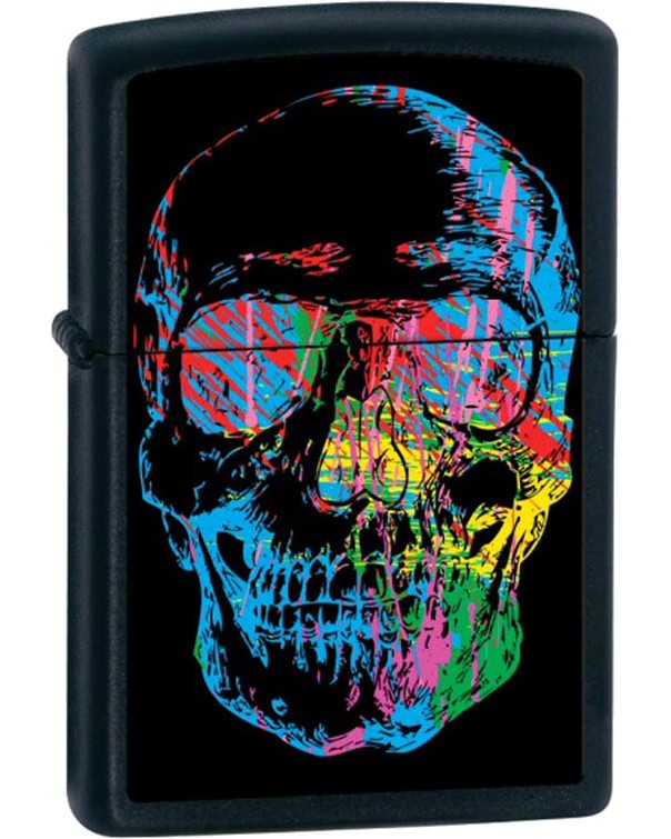 Ветроустойчива запалка Zippo Colourful Skull Ветроустойчива запалка Zippo Colourful Skull -