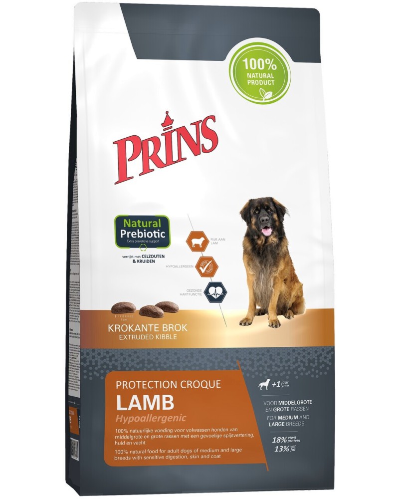 ��������� ���� ����� �� ������ � ������������ ������������ Prins Protection Croque Hypoallergenic - 10 kg, � �������, �� ������ � ������ ������, ��� 1 ������ - �����