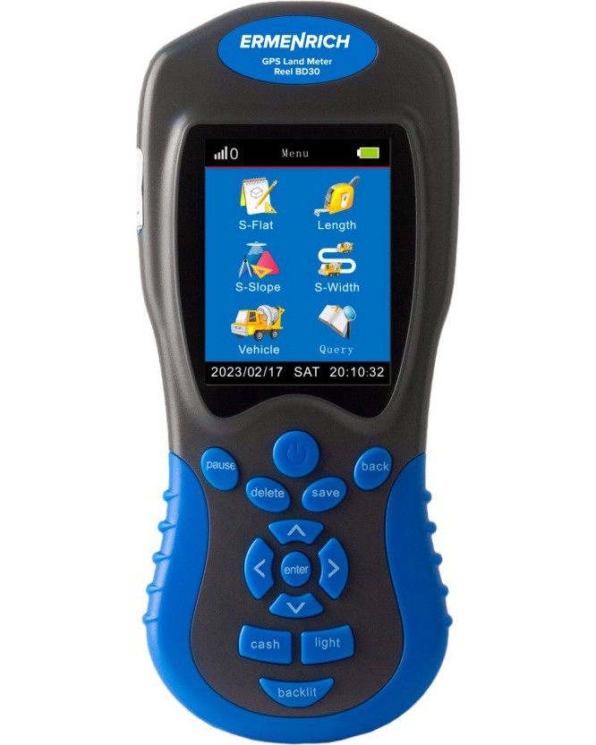 Уред за измерване на площи и дължини с GPS Ermenrich Reel BD30 Уред за измерване на площи и дължини с GPS Ermenrich Reel BD30 - С вградена батерия -