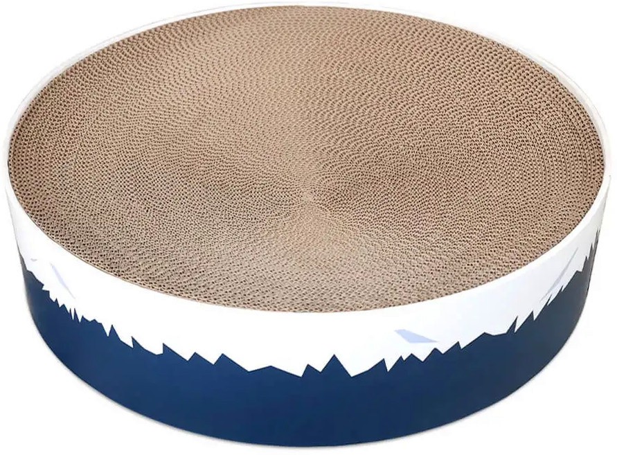 Картонена драскалка за котки anipro Картонена драскалка за котки anipro - ∅ 50 x 12 cm, с котешка мента - продукт
