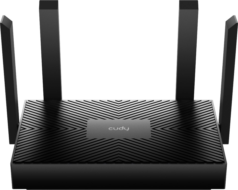 �������� ����� Cudy AX1500 Wi-Fi 6 - 2.4 GHz (300 Mbps), 5 GHz (1201 Mbps), 4 ������ - 
