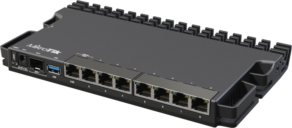 Рутер MikroTik RB5009UG+S+IN Рутер MikroTik RB5009UG+S+IN - 2.4 GHz (300 Mbps) -