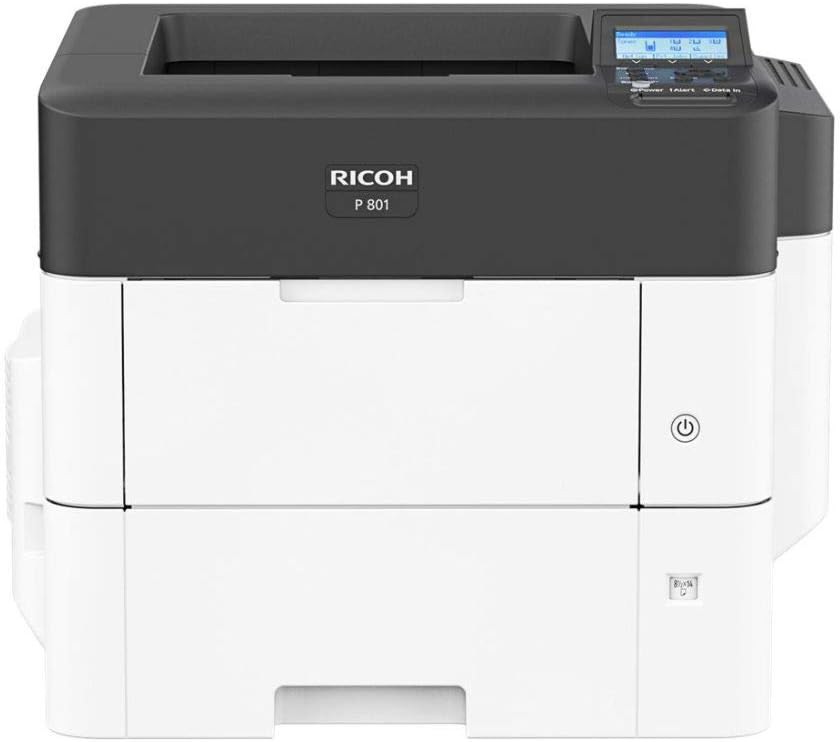 Лазерен монохромен принтер RICOH P 801 Лазерен монохромен принтер RICOH P 801 - 1200 x 1200 dpi, 60 pages/min, USB, Network, A4 -