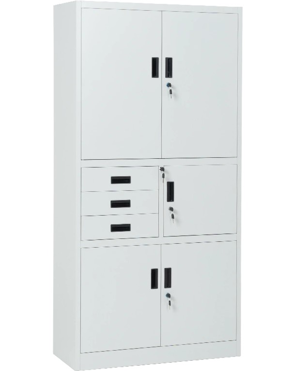 Метален шкаф Carmen CR-1281 Е K Метален шкаф Carmen CR-1281 Е K - 90 / 185 / 40 cm -