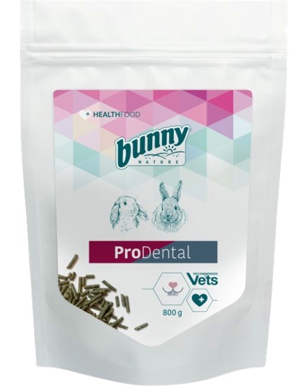 Храна за мини зайчета при проблеми със зъбите bunny Nature ProDental Храна за мини зайчета при проблеми със зъбите bunny Nature ProDental - 800 g, от серията HealthFood - храна