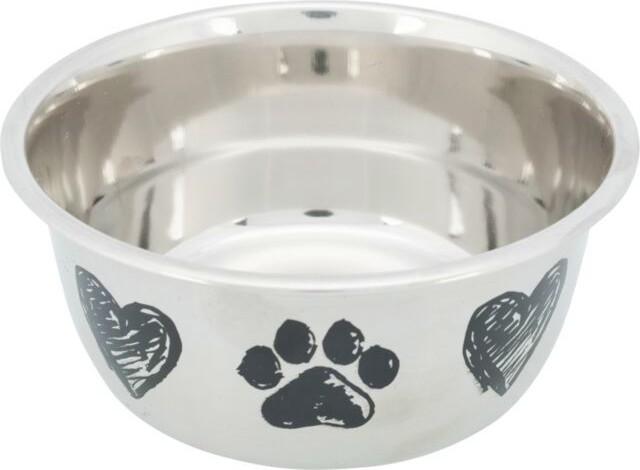 Купа за кучета от неръждаема стомана Trixie Stainless Steel Bowl Купа за кучета от неръждаема стомана Trixie Stainless Steel Bowl - 0.5 ÷ 2 l - купичка