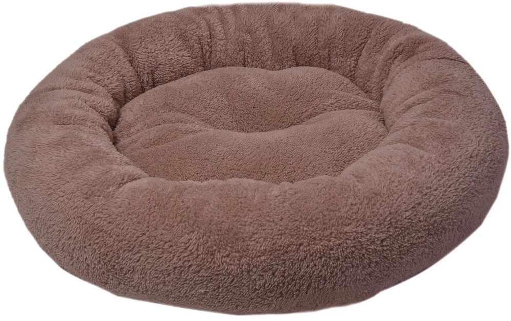 Овално легло тип възглавница за кучета и котки Dubex Plush Simit Овално легло тип възглавница за кучета и котки Dubex Plush Simit - Ø 52 x 9 cm - продукт