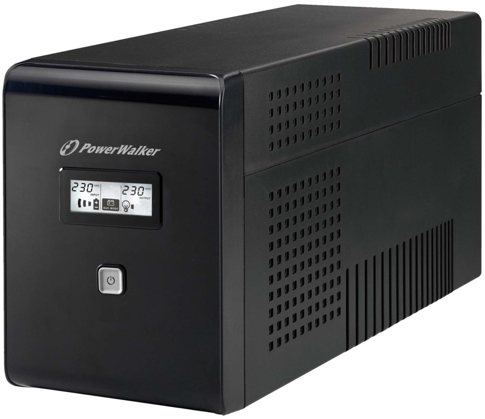    PowerWalker VI 1500 LCD - 1500 VA, 900 W, 2 x , 2 x IEC C13 , USB, Line Interactive - 