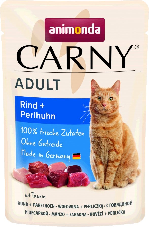 Пауч за котки Carny Adult Пауч за котки Carny Adult - 85 g, с говеждо месо и токачка, от 1 до 6 години - продукт