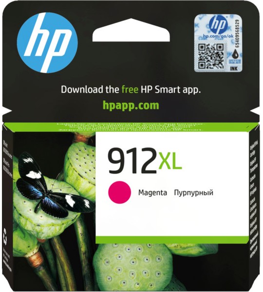 Касета с мастило за принтер HP 912 XL Magenta Касета с мастило за принтер HP 912 XL Magenta - 825 страници -