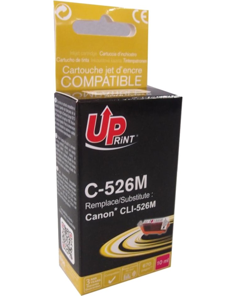 Касета с мастило за принтер UPrint C-526 Magenta Касета с мастило за принтер UPrint C-526 Magenta - 670 страници -