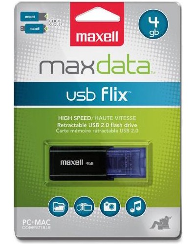 USB 2.0 ���� ����� 4 GB Maxell Flix - 